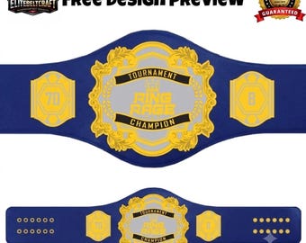 Cintura da campionato personalizzata / Cintura trofeo di wrestling personalizzata, logo e nome