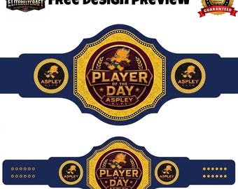 Cintura da campionato di wrestling personalizzata / Premio con logo personalizzato
