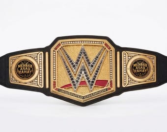 Cintura da wrestling personalizzata per il titolo di campione indiscusso / Cinturino in pelle bovina / Cintura da 12 mm