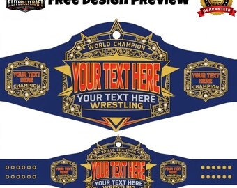 Cintura da campionato di wrestling personalizzata / Premio con logo personalizzato