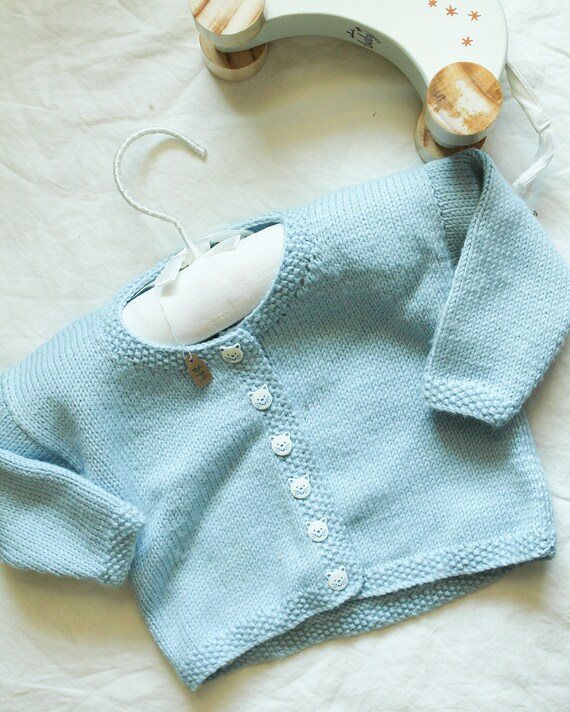 Vintage Hand Knit Baby Sweater