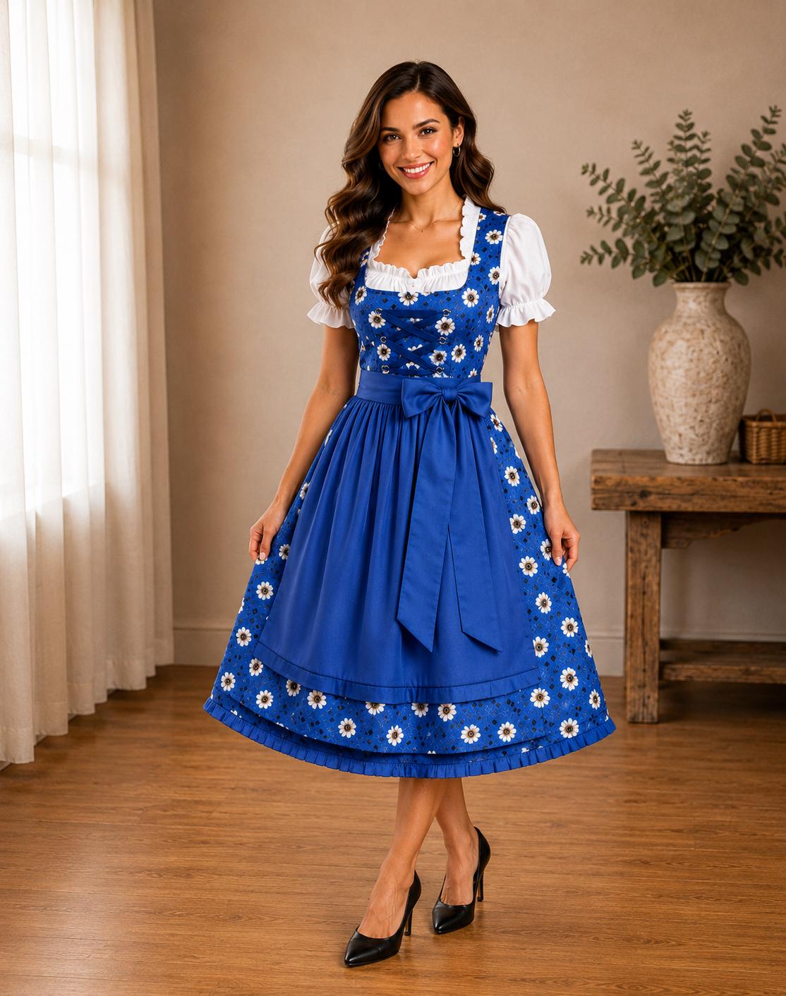 midi dirndl dress Midi Dirndl for Oktoberfest