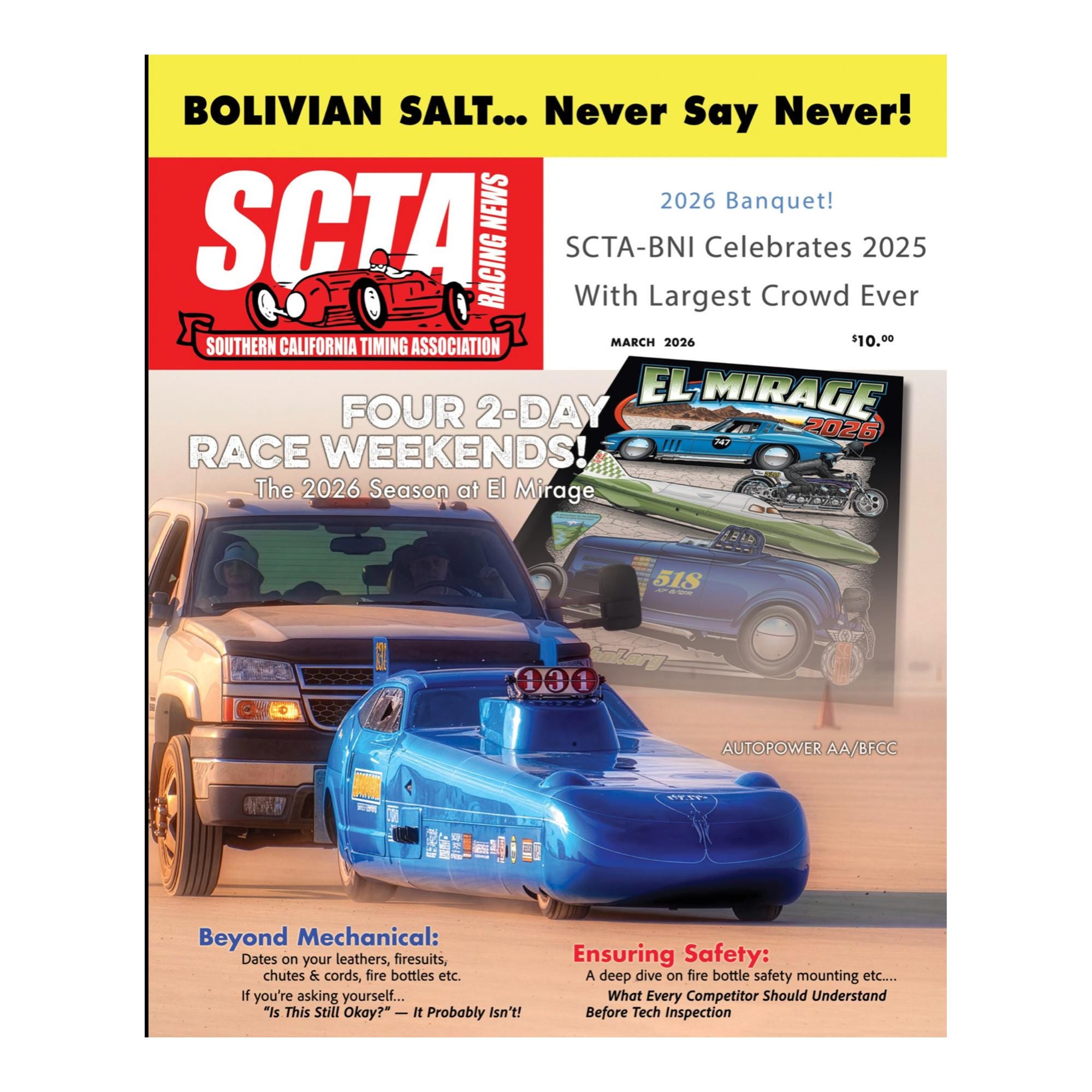 Scta Racing New MAR 2026 SCTA Racing News Magazine El Mirage Season Coverage ...