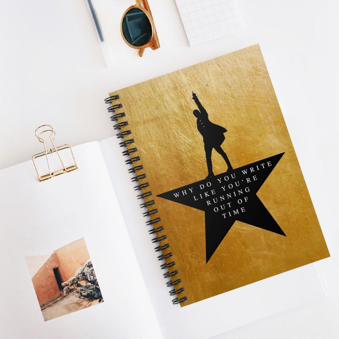 Hamilton Musical Spiral Notebook - 