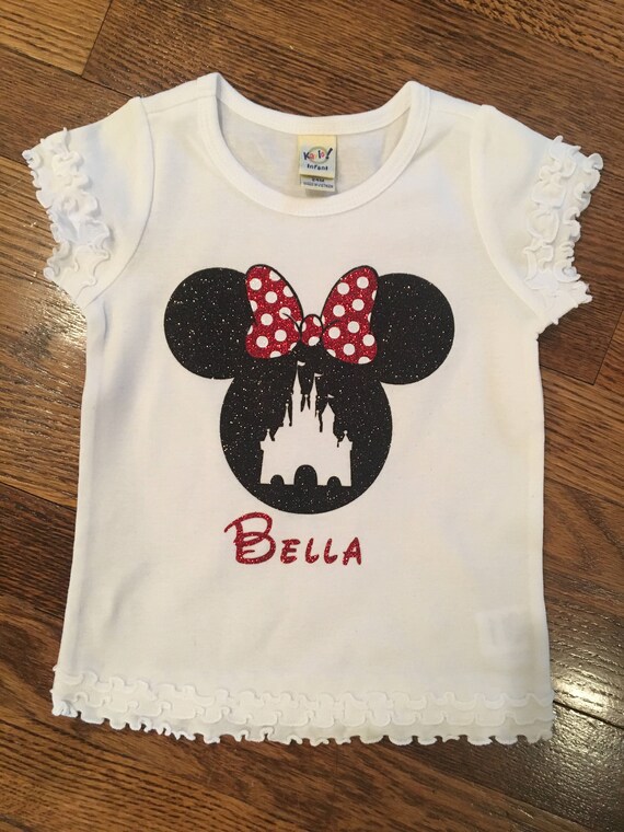 Personalized Minnie Mouse Shirt Minnie Mouse shirt Etsy