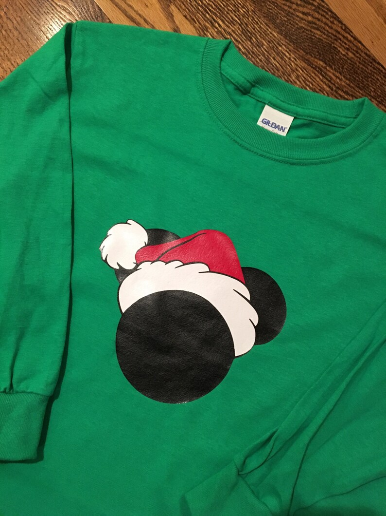 minnie mouse christmas shirt.Ladies/' cotton missy fit long-sleeve shirt! Disney Christmas Family Shirts Mickey mouse christmas shirt