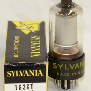 Sylvania 1G3GT / 1B3GT Electronic Tube - w/ Original Box - Vintage 1960&#39;s