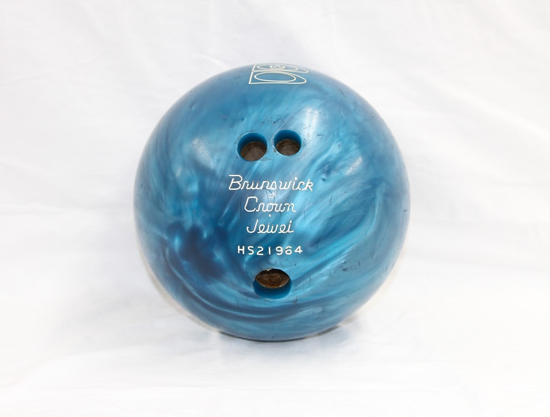 ブランズウィック　クラウンジュエル　14P ボウリングボール ビンテージ ボウリング ボール Brunswick クラウン ジュエル