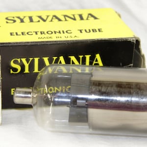 Sylvania 6BG6GA Electronic Tube w/ Original Box Vintage 1960's image 2