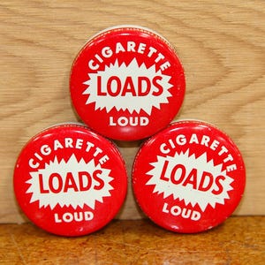 loud cigarette loads Vintage Gag Noise 0 Load In Tin Fun Bang Rare When lighted 50s Cigarette Tin - Etsy