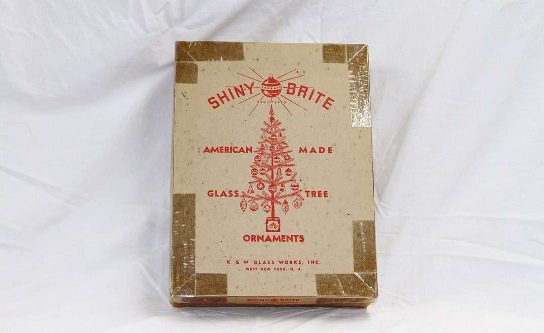 Shiny Brite Ornament Box Box Only 12 Inch Ornament Storage Etsy UK