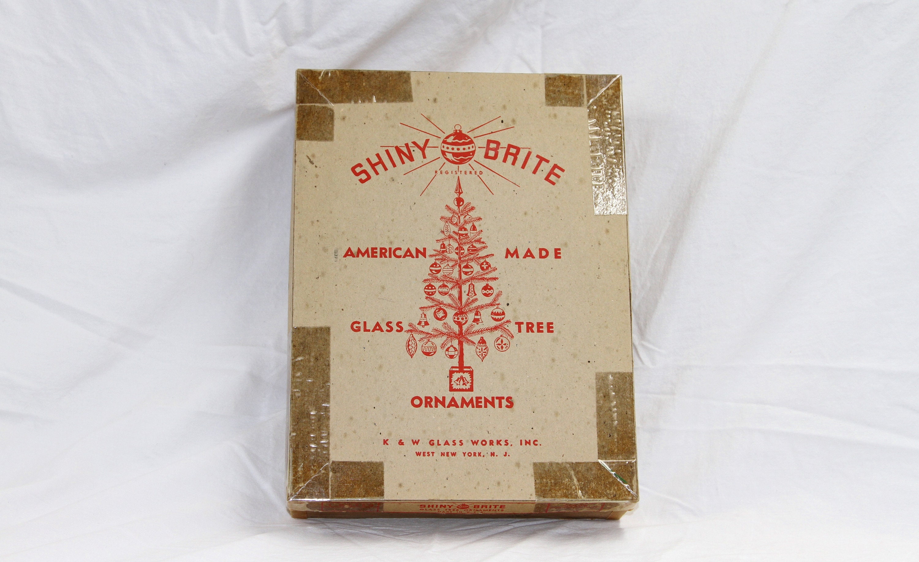 Shiny Brite Ornament Box Box Only 12 Inch Ornament Storage Etsy UK