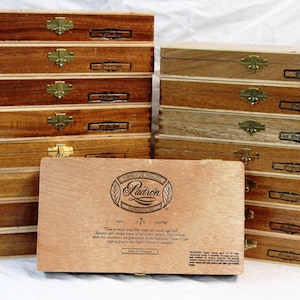 Cigar Box - Padron Principe - Wood Box - Storage - Crafts - Supplies - Gift Box - 7 Available