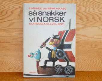 Norwegian Level One - sa snakker vi Norsk - Learn Norwegian - Vintage 1970