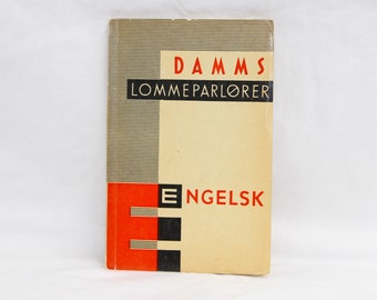 Damms Lommeparlorer - Norwegian-English Pocket Interpreter - Norsk-Engelsk - Vintage 1953
