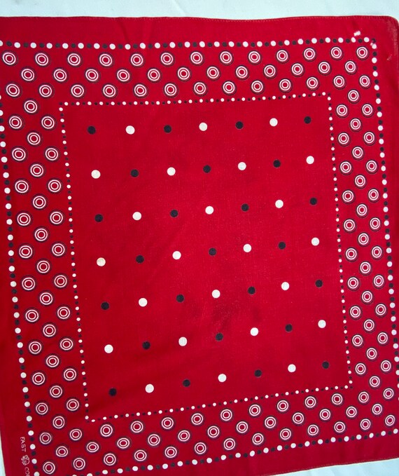 vintage country western bandana 1950s elephant log