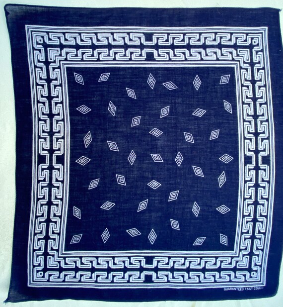 vintage country western bandana 1950s elephant log