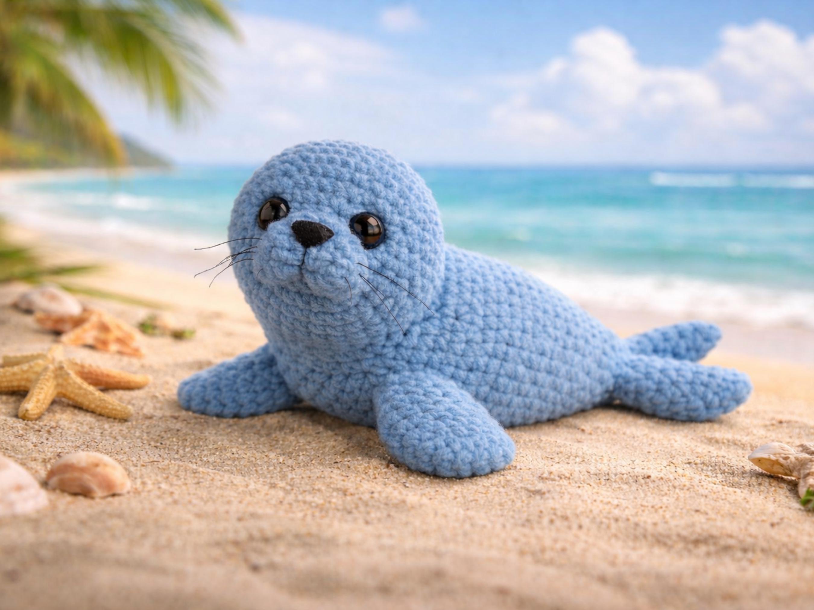 39 Seal Crochet Patterns for Ocean-Themed Amigurumi, Gifts, and Cozy Decor 35 Crochet Navy Seal Amigurumi Plushie