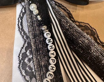 Enhypen K-pop Lightstick Bow | Goth | Vampire | Velvet & Lace