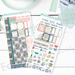 HOBONICHI WEEKS Weekly Kit | Hobonichi Weeks Road Trip Sticker Kit | Hobonichi Weeks Stickers | Road Trip Stickers | Travel Stickers K092_HW