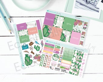Succulent | Country Glam MINI Sticker Kit | TN Sticker Kit | Summer Time  | Planner Stickers | Cactus Sticker Kit | Stickers | K009 MK