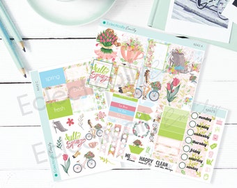 Spring In The Air MINI Sticker Kit | TN Sticker Kit | Springtime  | April Planner Stickers | May Sticker Kit | Easter Stickers | K042