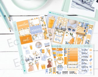 Summer Story MINI Sticker Kit | TN Sticker Kit | Summer Time  | Planner Stickers | Tangerine Sticker Kit | Stickers | K055MK