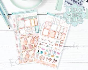 HOBONICHI WEEKS Weekly Kit | Hobonichi Happy Life Sticker Kit | Hobonichi Weeks Stickers | Christmas Stickers | Hobonichi Planner | HBW098