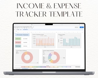 Income + Expenses Money Tracker (Google Sheets) 2024 Budgeting, Monthly Spreadsheet, Bills, Savings, Income by Paycheck