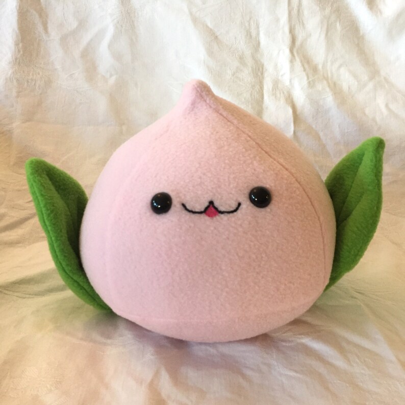 peach stuffed animal