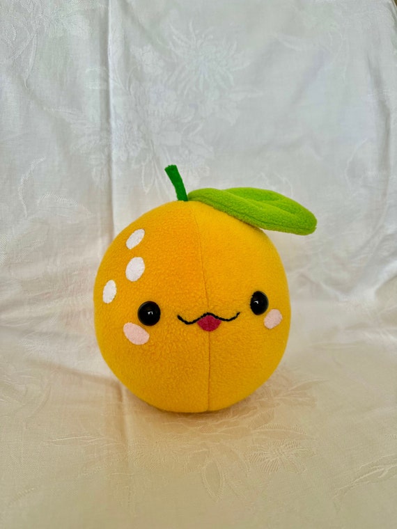 Adorable peluche kawaii aux fruits orange France