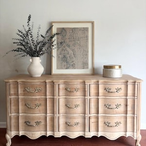 green emerald velvet dress Benjara 6 Drawer Wooden Dresser with Metal Hairpin Legs, White and Gold