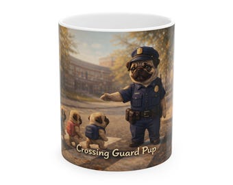 Police Officer Pug Mug