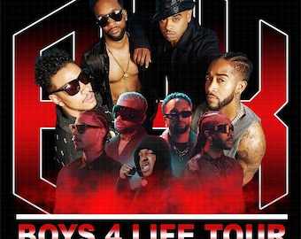 Archivo PNG de B2K, Bow Wow Boys 4 Life Tour Descarga instantánea (Descarga digital)