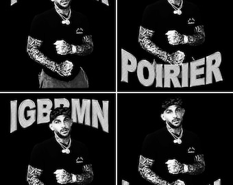 The Diamond Dustin Poirier Bundle 4 PNG File, It's Gonna Be Bad My N IGBBMN Tshirt Design