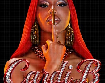 Arte de fan de Cardi B "Little Miss Drama Tour": Archivo PNG de camiseta (descarga digital)