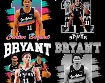 Imagen PNG del jugador de baloncesto Carter Bryant: Diseño para camiseta (descarga digital)