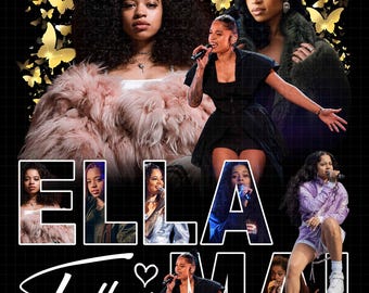 Ella Mai Do you Still love Me Tour PNG File: Concert Tour 2026 Fan Art T-Shirt PNG (Digital Download)