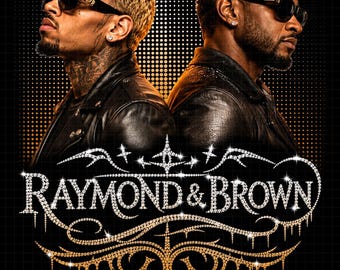 Usher Chris Brown R&B Tour 2026 Fan Art PNG (Digital Download)