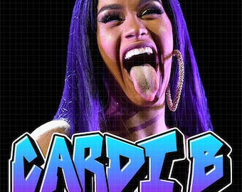 Arte de fan de Cardi B "Little Miss Drama Tour": Archivo PNG de camiseta (descarga digital)