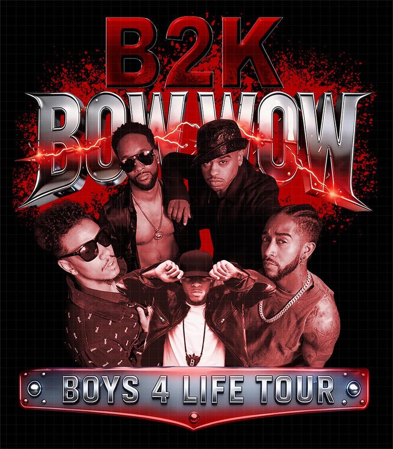 B2K Bow Wow Boys 4 Life Tour PNG (digital Download) - Etsy