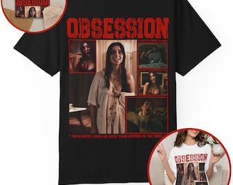 Camiseta de la película Obsesión, camiseta de terror gótico vintage, regalo para amantes del cine de suspense de 2026