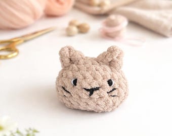 Stresskatze - kleines Kuscheltier - Anti Stress Geschenk - Geschenk für Katzenliebhaber - Handmade - kleine Katze - Geschenk