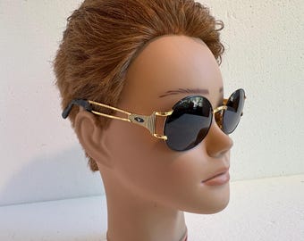 Vogart by Police 3525 Sunglasses Vintage 1980’s Original Unisex Fashion Oval Round Eyewear Design Glasses Italy Rare Women’s Men’s Ladies