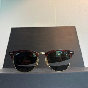 Ray-Ban RB 3016 Clubmaster Sunglasses Design Unisex Men’s Women’s Fashion Glasses Eyewear Italy image 3