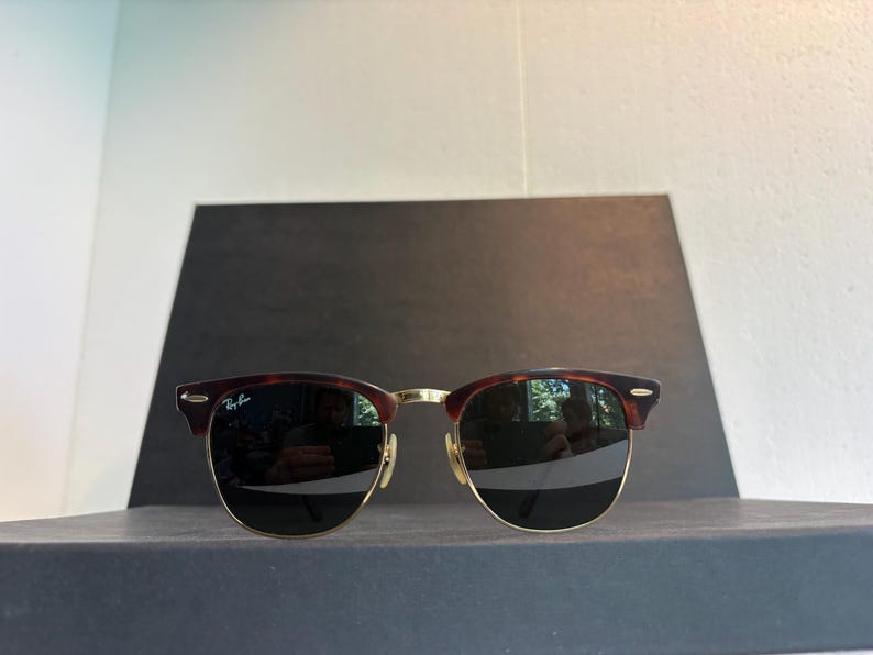Ray-Ban RB 3016 Clubmaster Sunglasses Design Unisex Men’s Women’s Fashion Glasses Eyewear Italy image 3