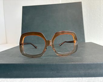 Vintage 1970s Glasses Oversized Lenses Women’s Design Frames Eyewear Fashion Unisex Unbranded