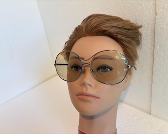 Marcolin Vintage 1980s Sunglasses Oversized Lenses Women’s Design Eyewear Fashion Glasses Unisex Ladies Italy