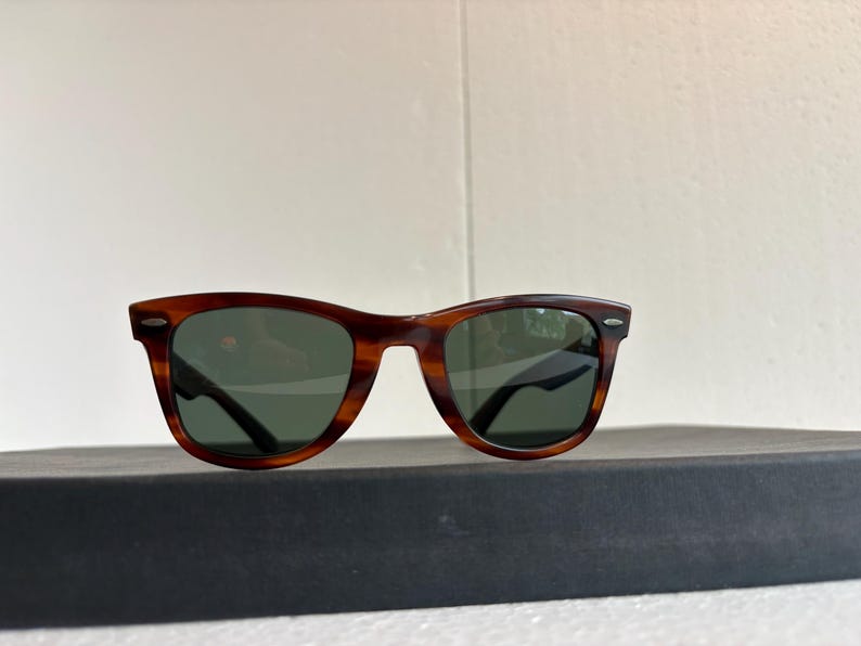 Ray-Ban Wayfarer B&L 5024 Bausch Lomb USA Vintage Sunglasses Design Unisex Men’s Women’s Fashion Glasses Eyewear 1990s image 3