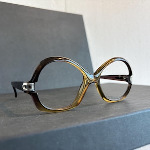 Occhiali da vista Saphira Optyl Vintage anni '80, montatura da donna unisex, design alla moda, oversize.